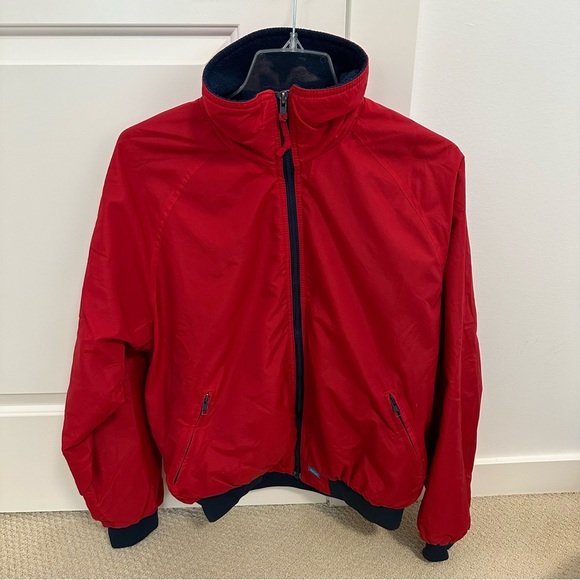 Men’s Size Medium Red Foul Weather Gear High Seas Fleece Jacket - Picture 4 of 7